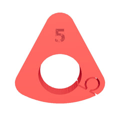 3D model of the 6 inch one-piece water polo field-of-play marker (v7)