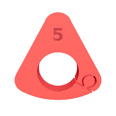 3D model of the 4 inch one-piece water polo field-of-play marker (v7)