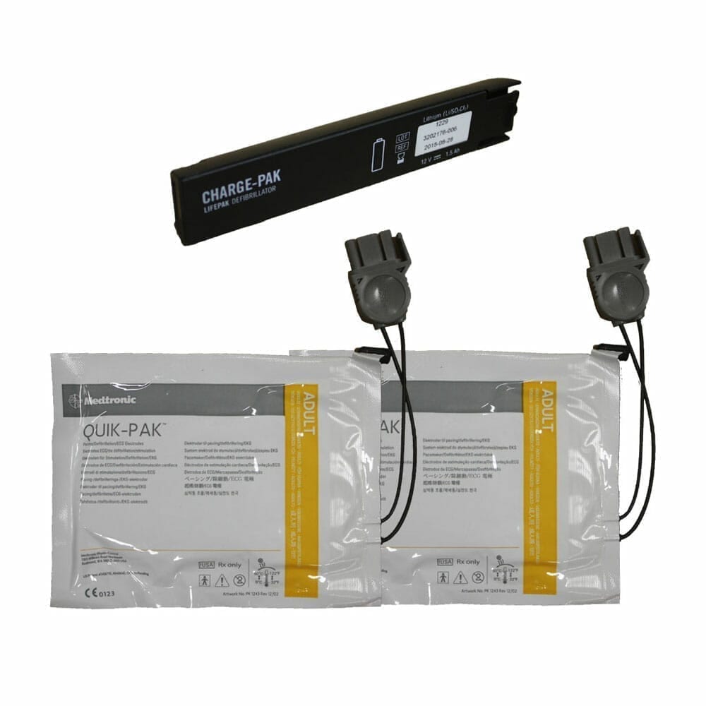 Quik-Pak Electrodes with ChargePak Charger | Defibrillators | Aquamentor