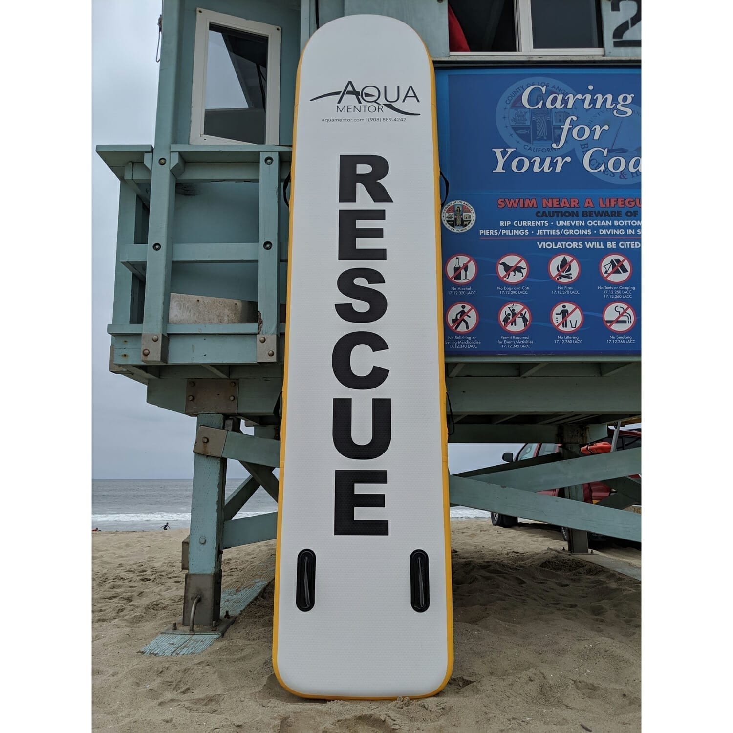 Lifeguard Inflatable Inflatable Lifeguard Rescue Paddleboard | Aquamentor