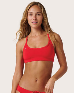 Rescue Classic Bikini Top - Red
