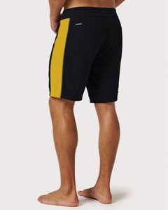 Seaside Sea Canvas™ Boardshort 8" - Black