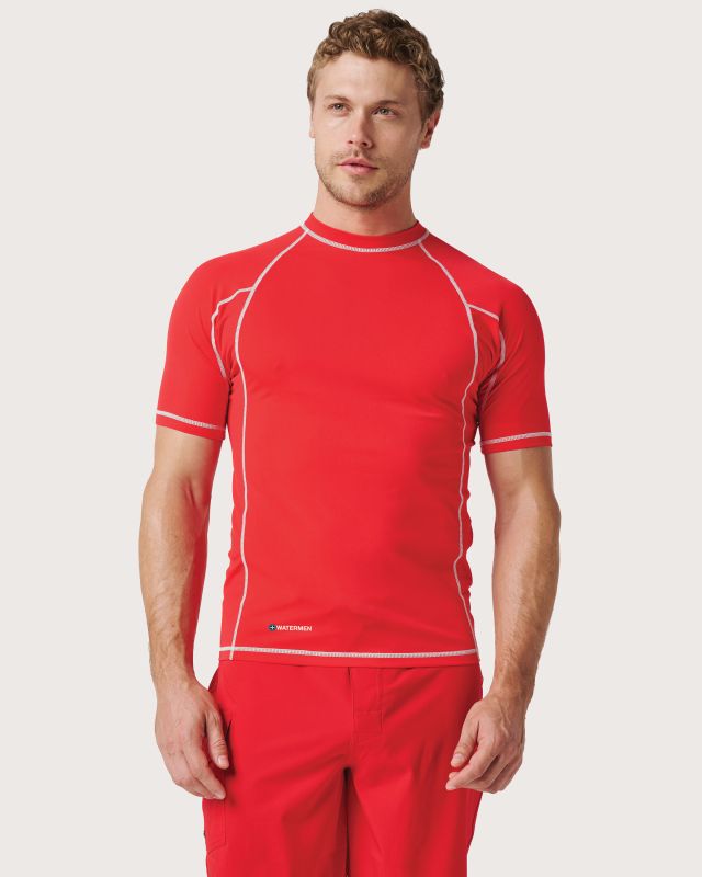 Short Sleeve Classic Rashguard - Red