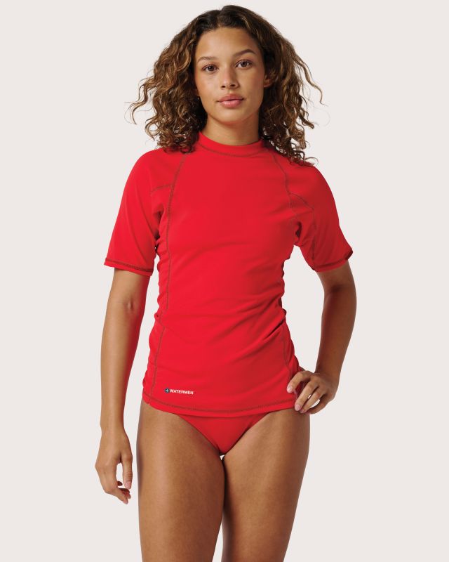 Short Sleeve Elite Rashguard - Red