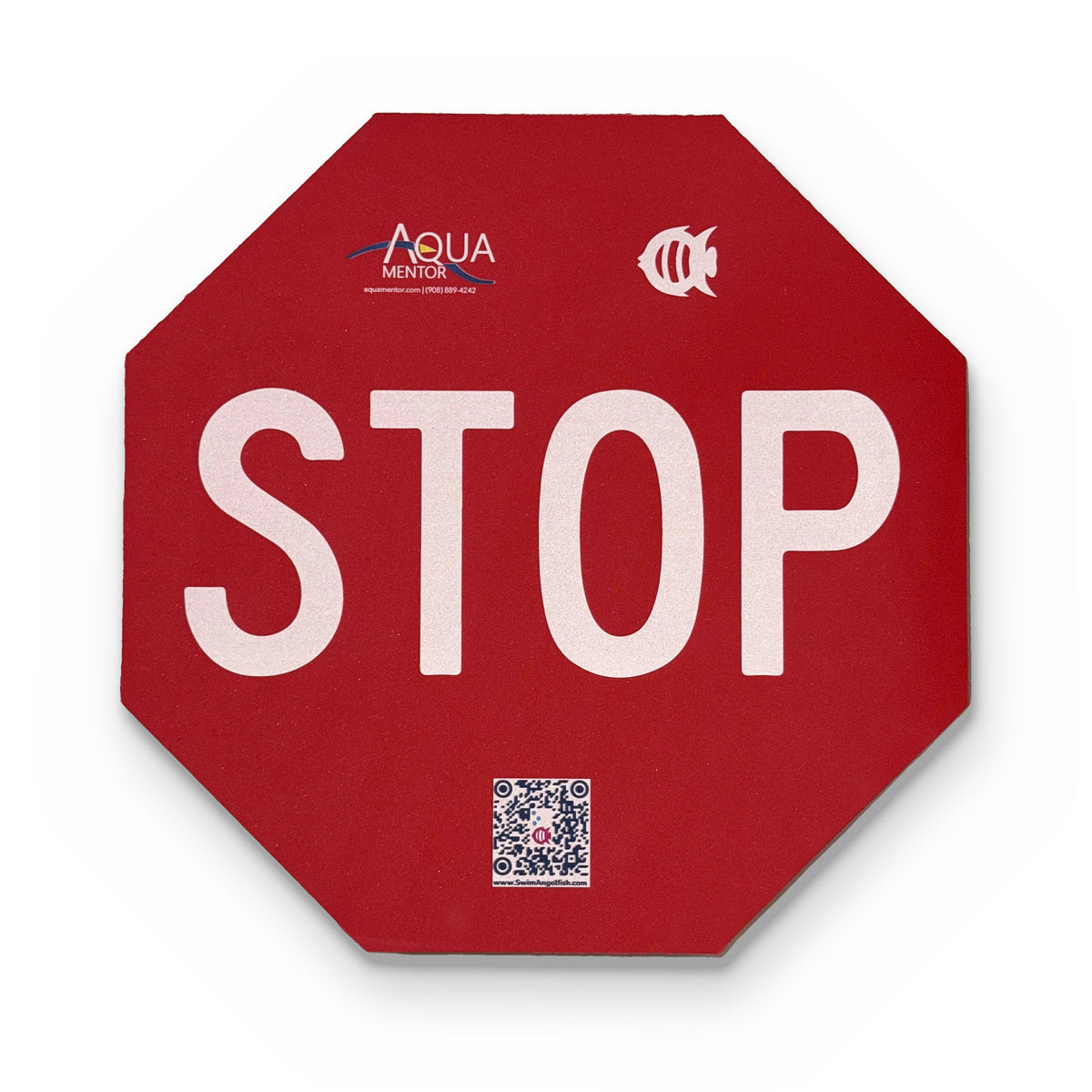 Foam STOP Sign by Swim Angelfish, product photo