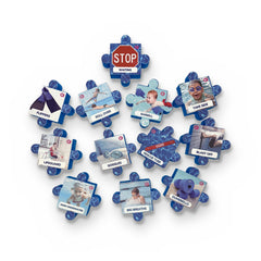 Foam Puzzle Visual Swim Schedule by Swim Angelfish, picture pieces