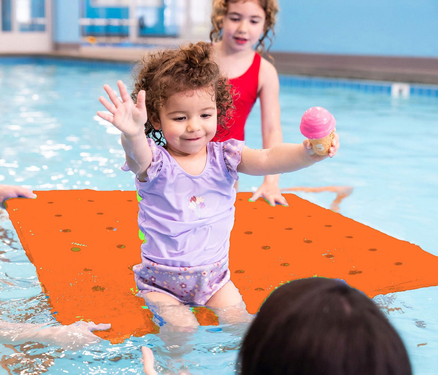 Swiss Cheese Foam Floating Mat – Made in the USA - Durable Swim Training Tool