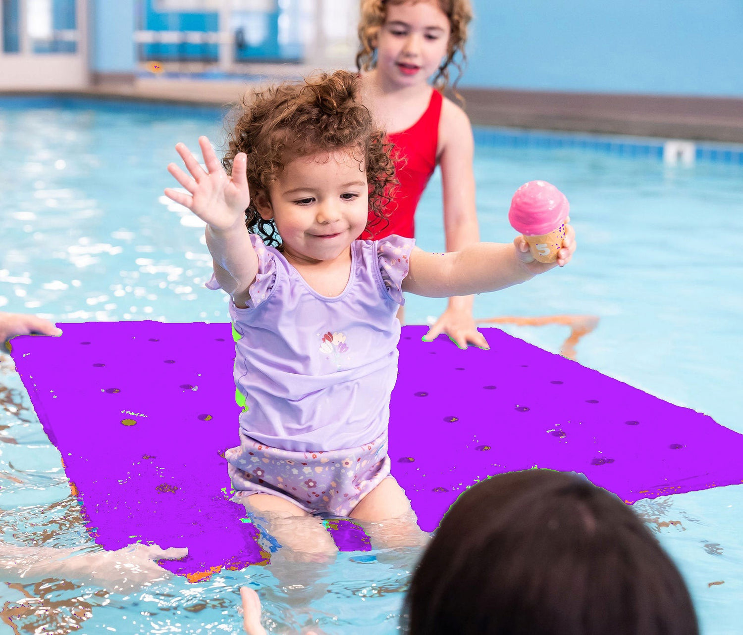 Swiss Cheese Foam Floating Mat – Made in the USA - Durable Swim Training Tool