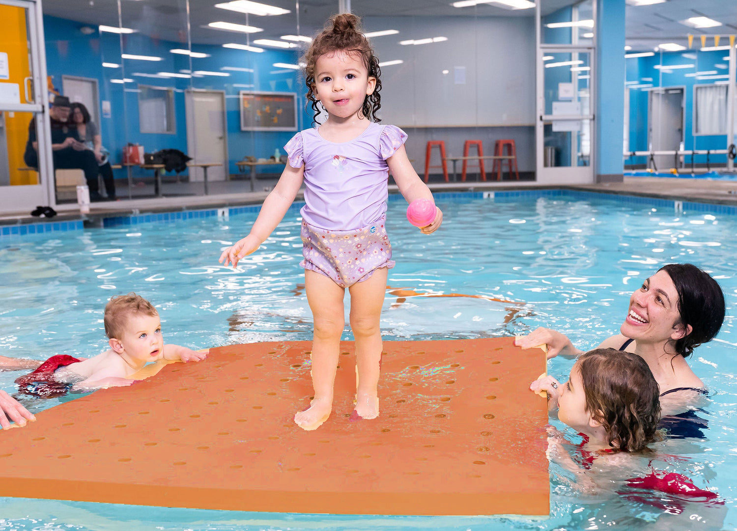 Swiss Cheese Foam Floating Mat – Made in the USA - Durable Swim Training Tool