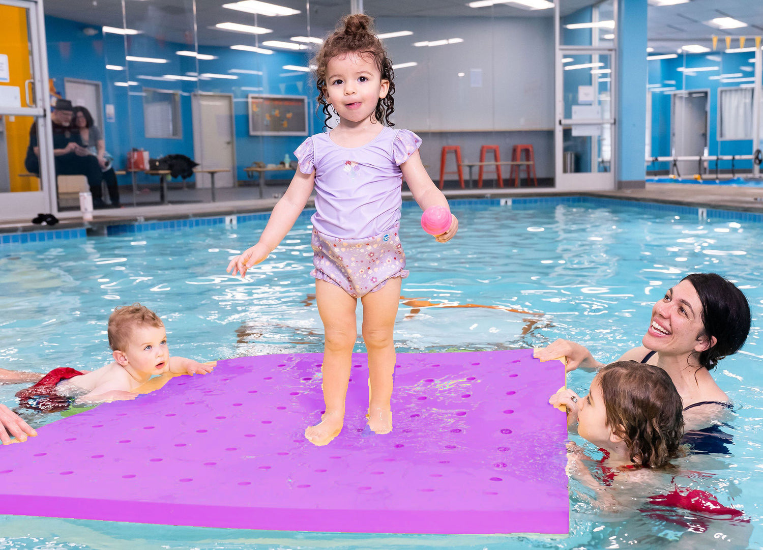 Swiss Cheese Foam Floating Mat – Made in the USA - Durable Swim Training Tool