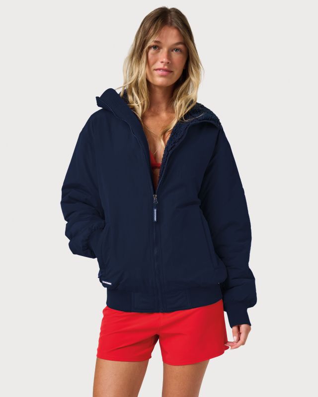 Lifeguard Crew Jacket - Dark Navy